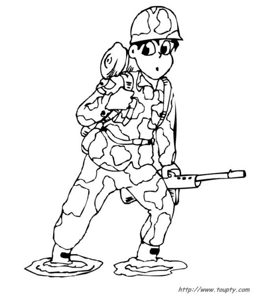 Спецназ. Раскраска