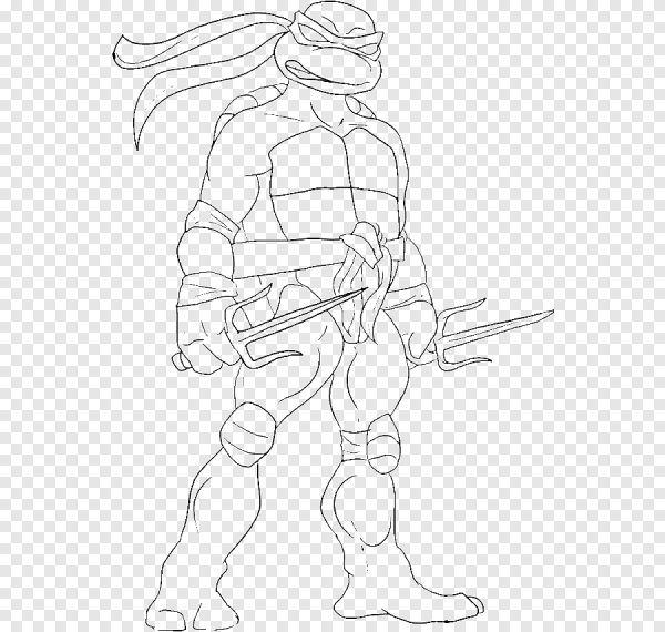 Черепашки ниндзя черно белые