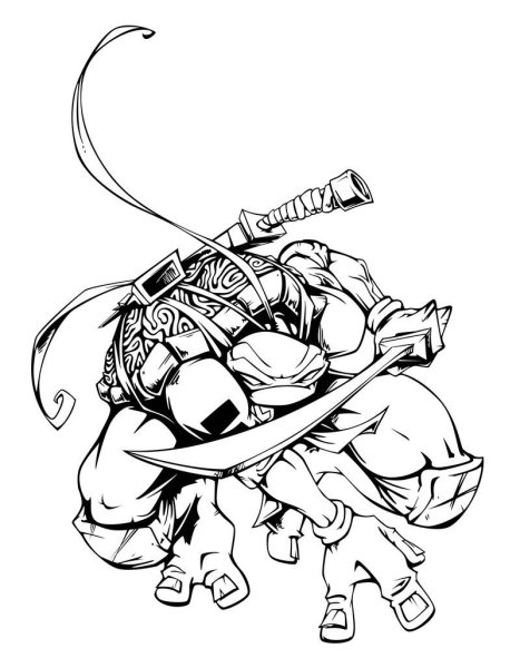 Леонардо черепашкитниндзя тату