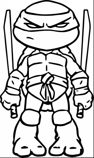 Раскраски Черепашки ниндзя Леонардо