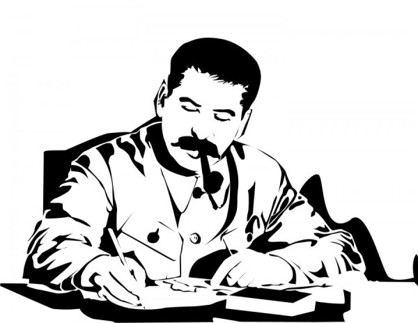 Трафарет Сталина