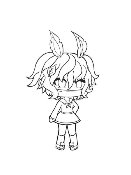 Раскраски гача лайф демоны