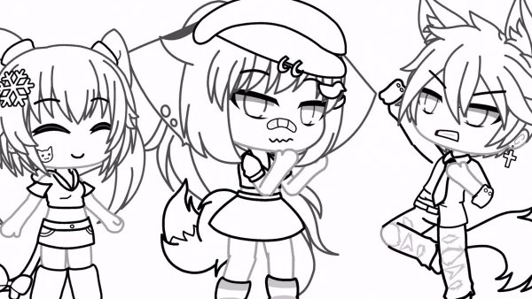 Раскраски гача лайф демоны