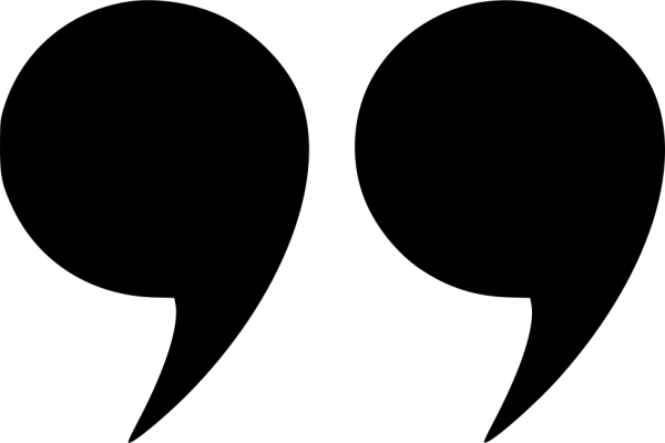 Запятая на прозрачном фоне