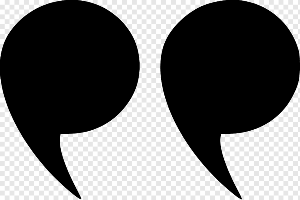 Запятая трафарет