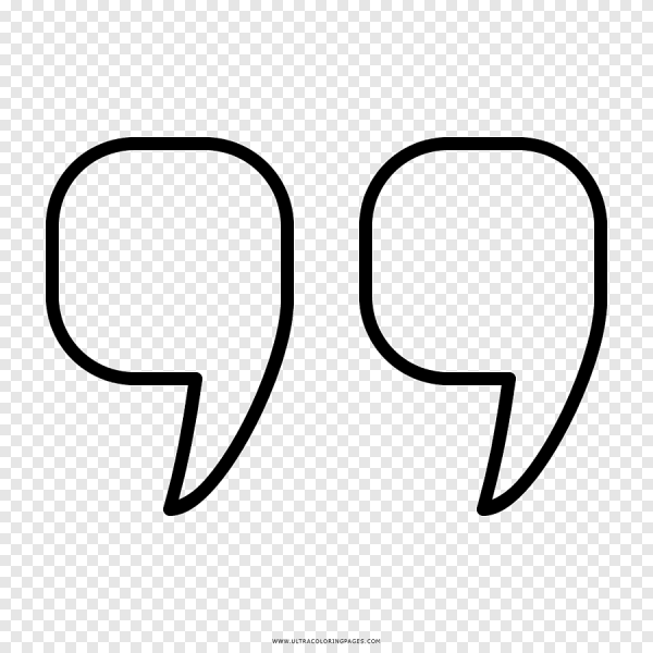 Кавычки раскраска
