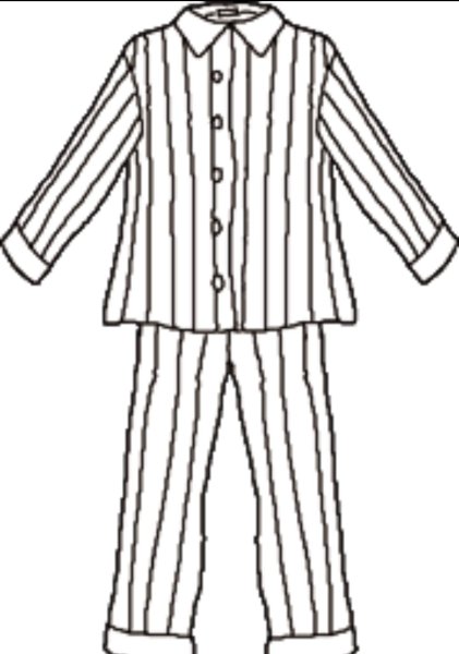 Раскраска пижама