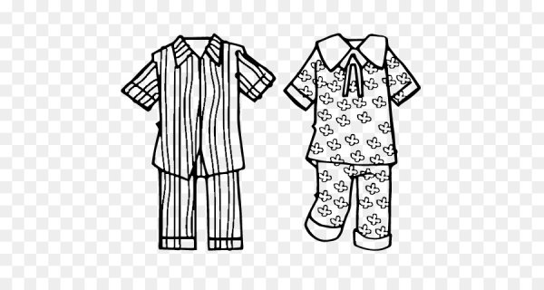 Малыш в пижаме раскраска