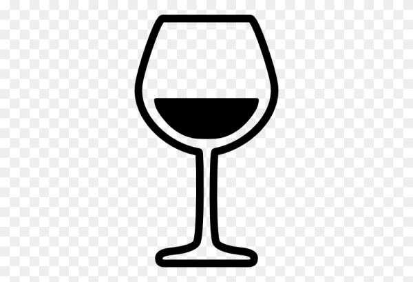 Бокал вина вектор