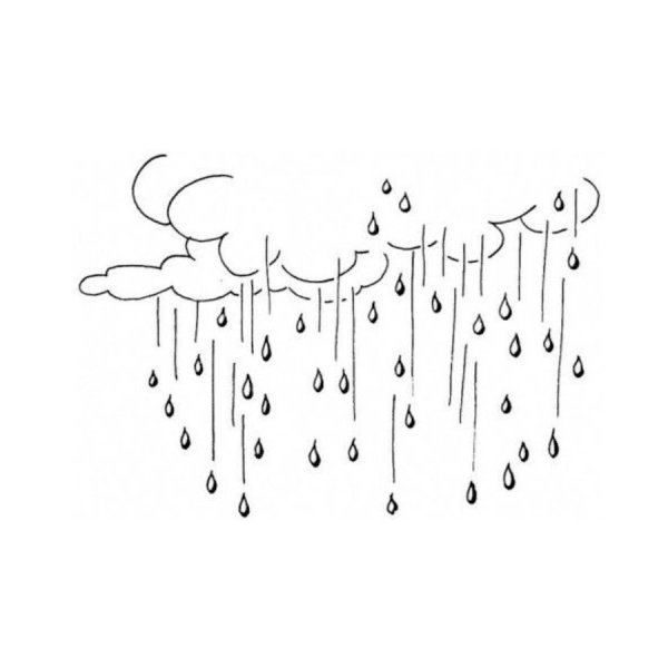 Нарисовать дождь