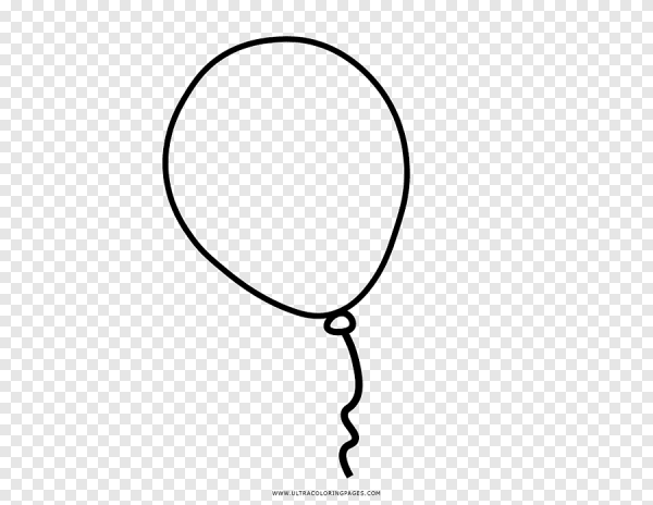 Воздушный шарик для раскрашивания
