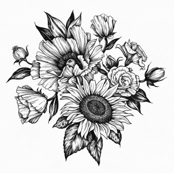 Цветы Графика