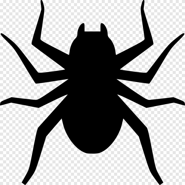 Паучок силуэт