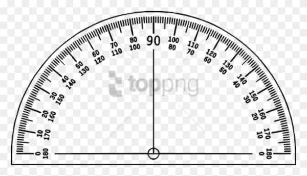Транспортир шаблон для печати