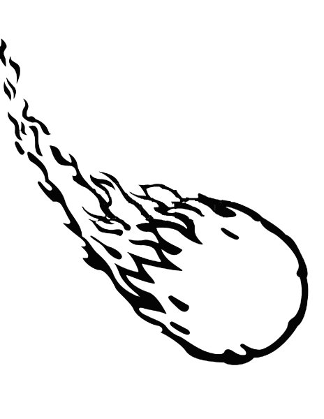 Тату Комета эскиз