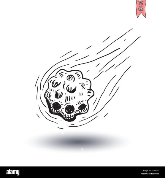 Метеорит рисовать