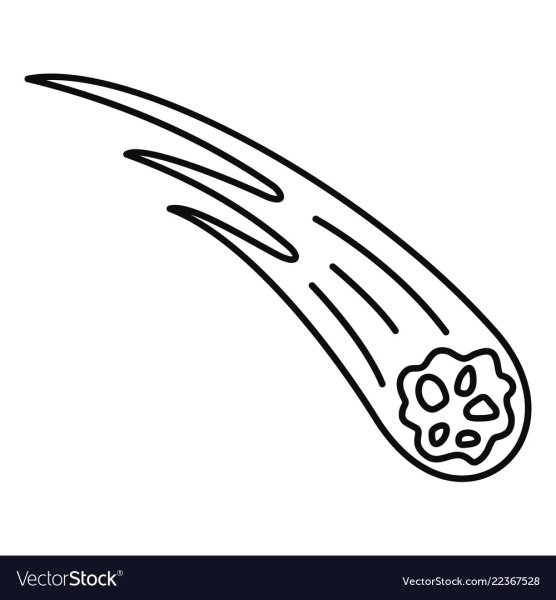 Трафарет метеорит