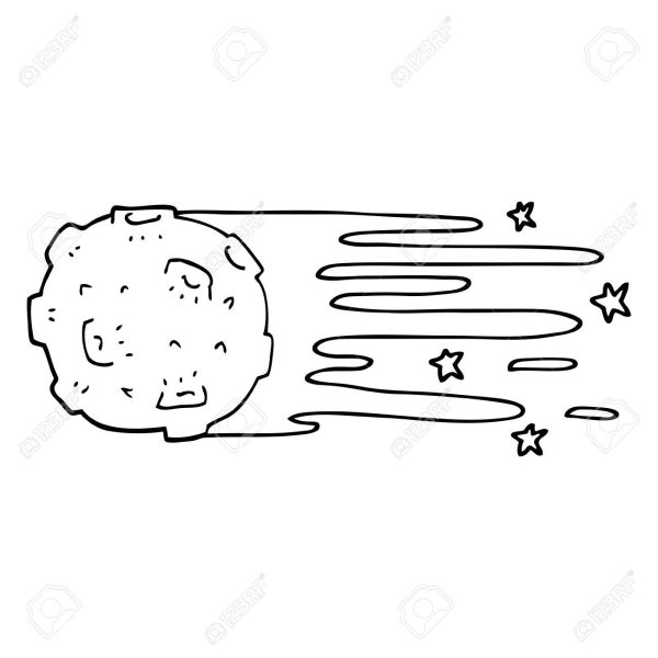 Метеорит раскраска