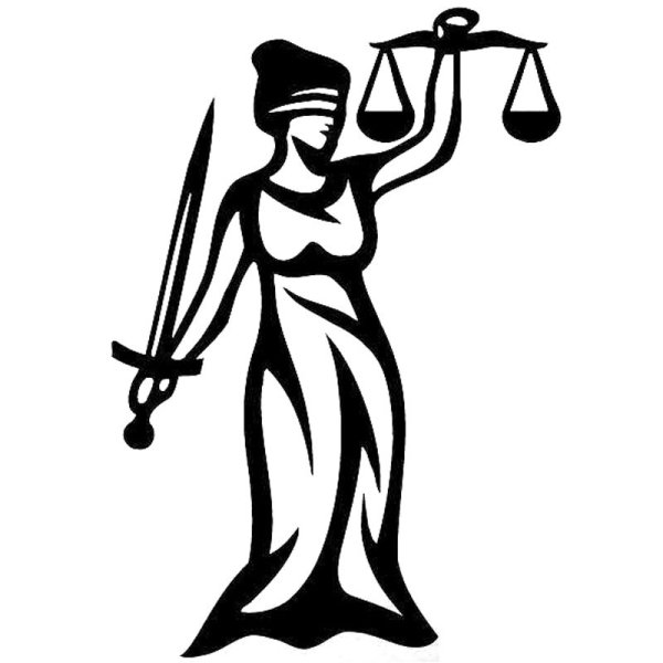 Фемида богиня правосудия в векторе