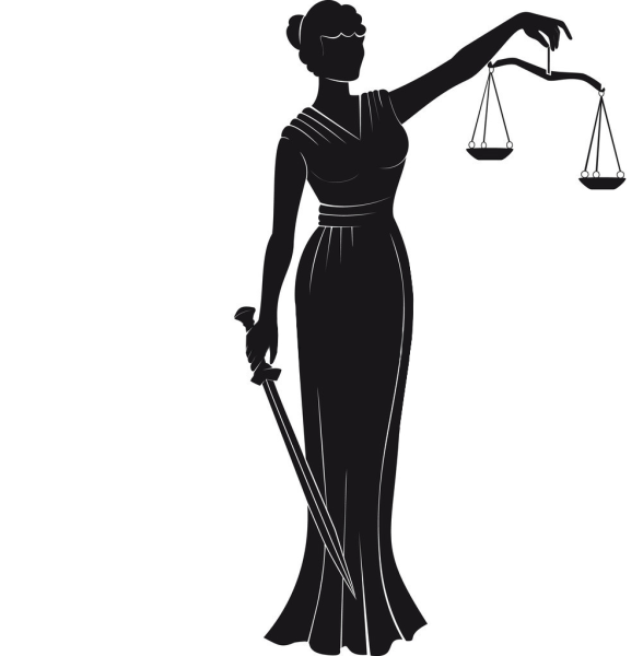 Женщина с весами правосудия