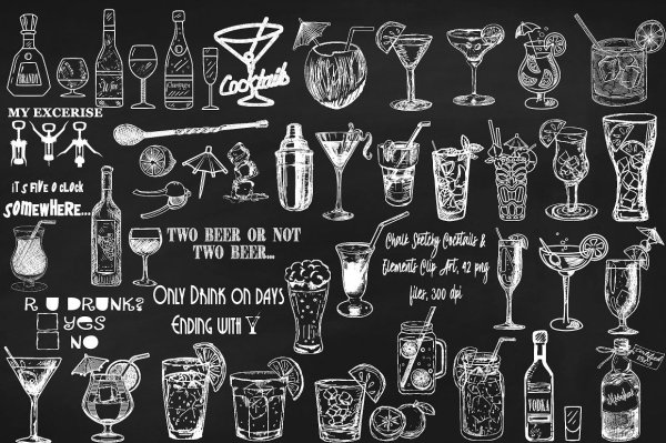 Вино силуэт