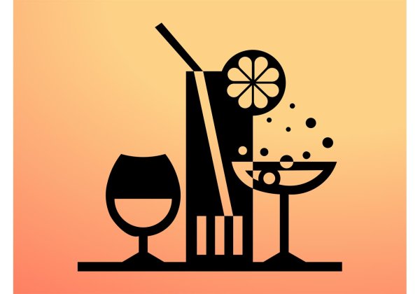 Коктейль чб