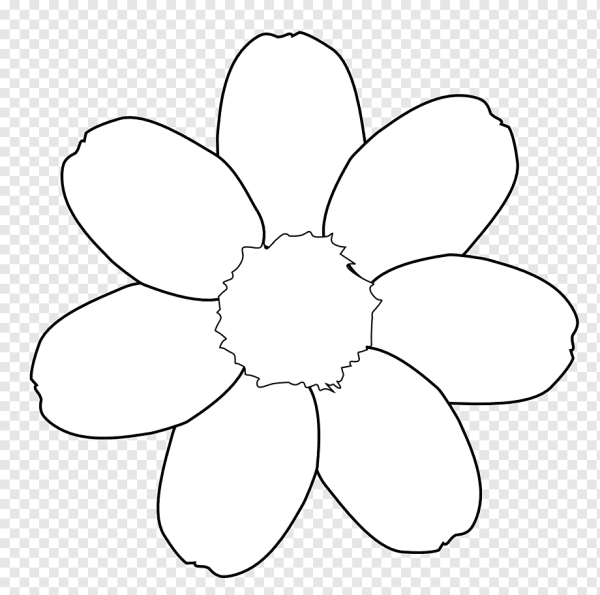 Цветы. Раскраска для малышей