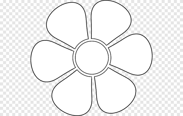 Трафарет ромашки