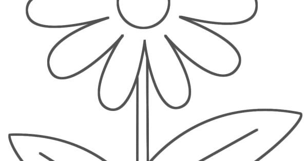 Трафарет ромашки