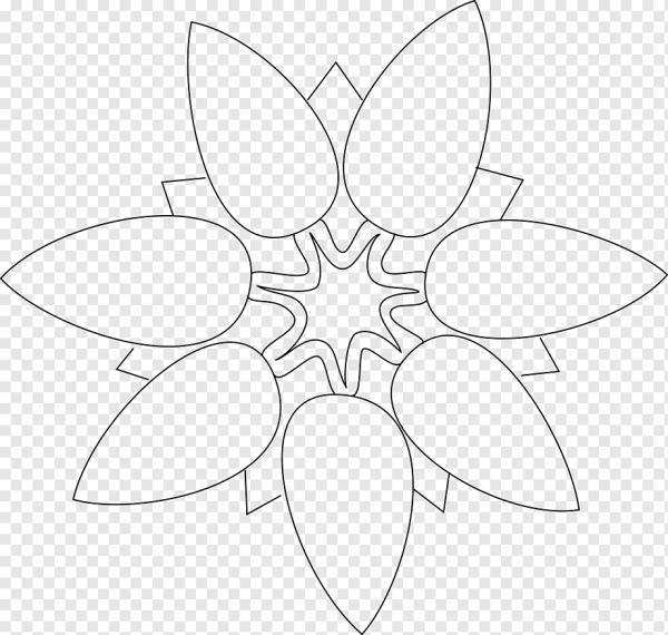 Трафареты цветов для рисования для детей