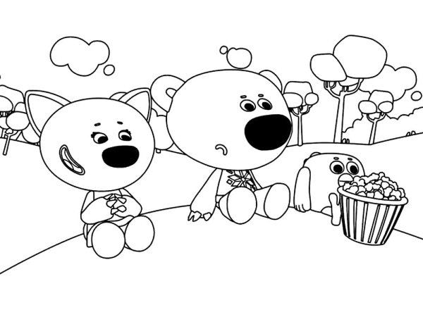 Раскраска Мимимишки Соня