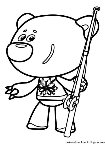 Раскраска мимишки