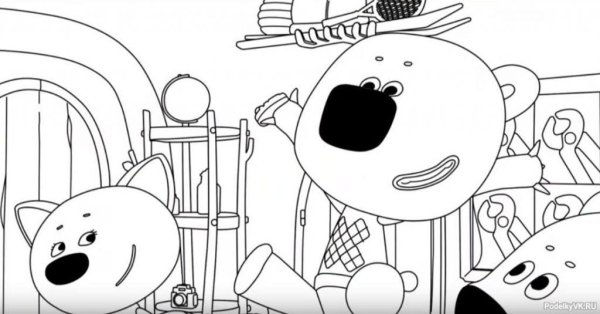 Раскраска Мимимишки