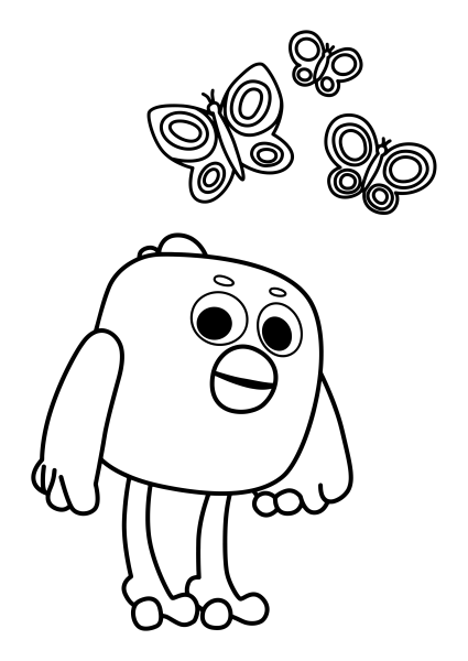 Раскраска Мимимишки