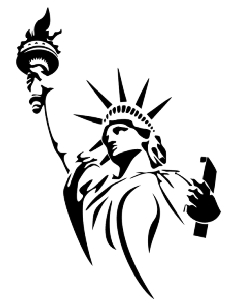 Статуя свободы эскиз тату