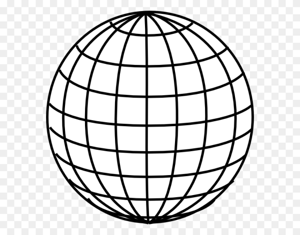 Глобус графический рисунок