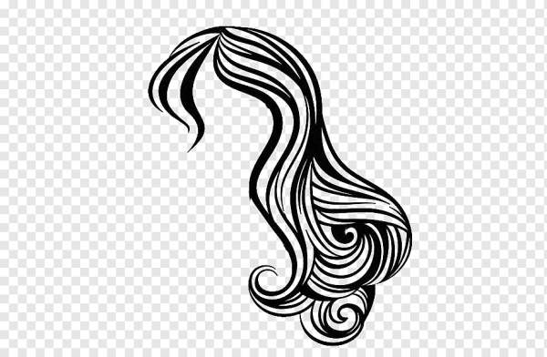 Локон волос вектор