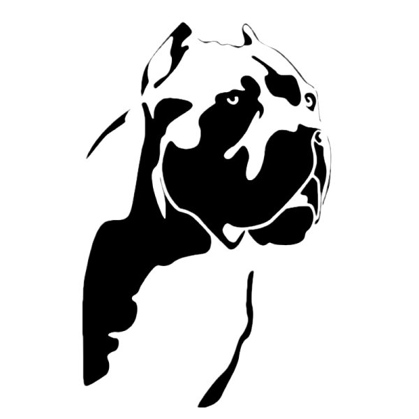 Кане Корсо наклейка на авто