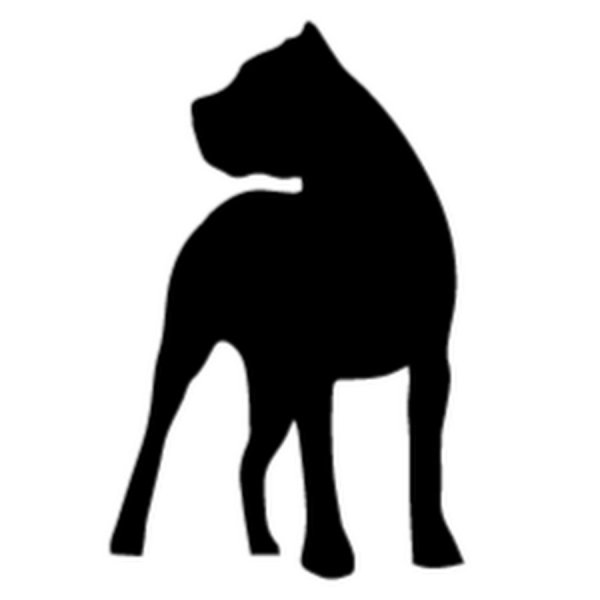 Кане Корсо силуэт