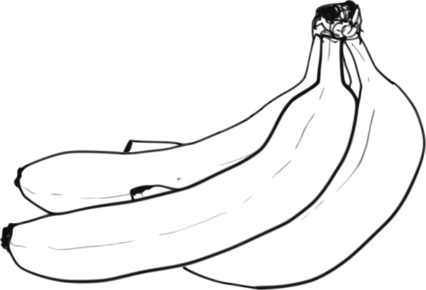 Банан рисунок