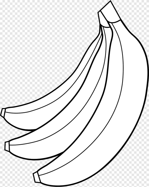 Контурное изображение банана