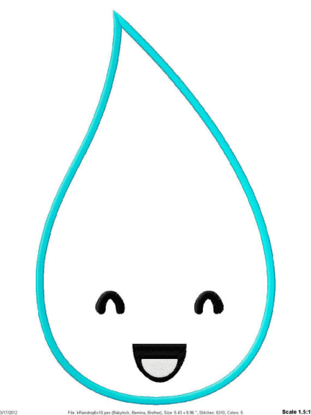 Тату капли воды