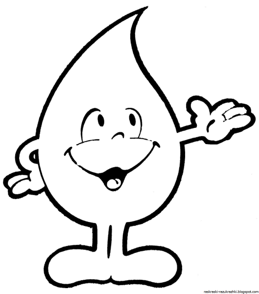 Трафарет капли