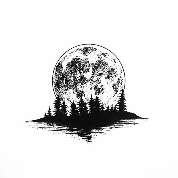 Эскизы тату природа