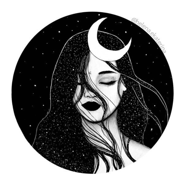 Нарисовать луну