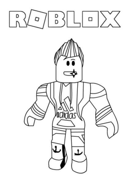Раскраски для мальчиков из РОБЛОКСА