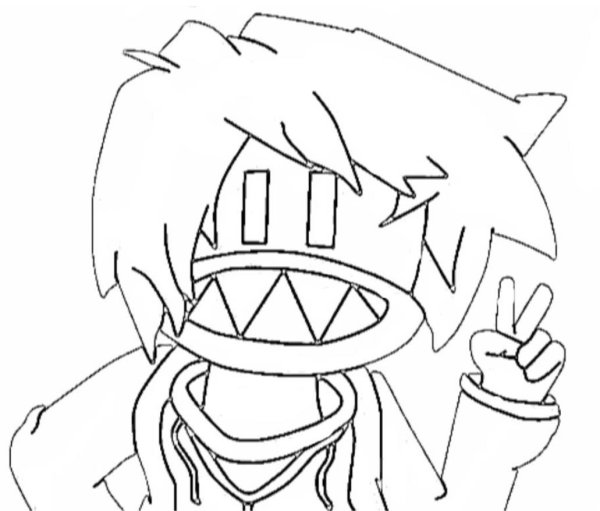 Раскраска РОБЛОКС для девочек