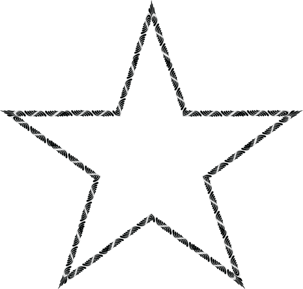 Звезда контур