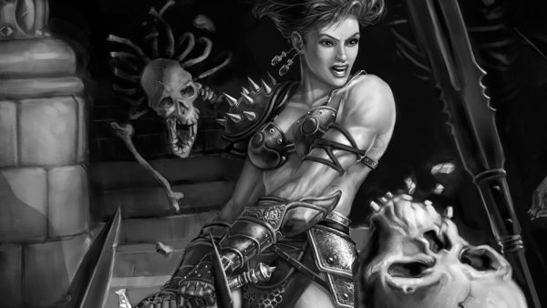 Зарисовки фэнтези карандашом