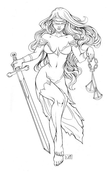 Валькирия рисунок